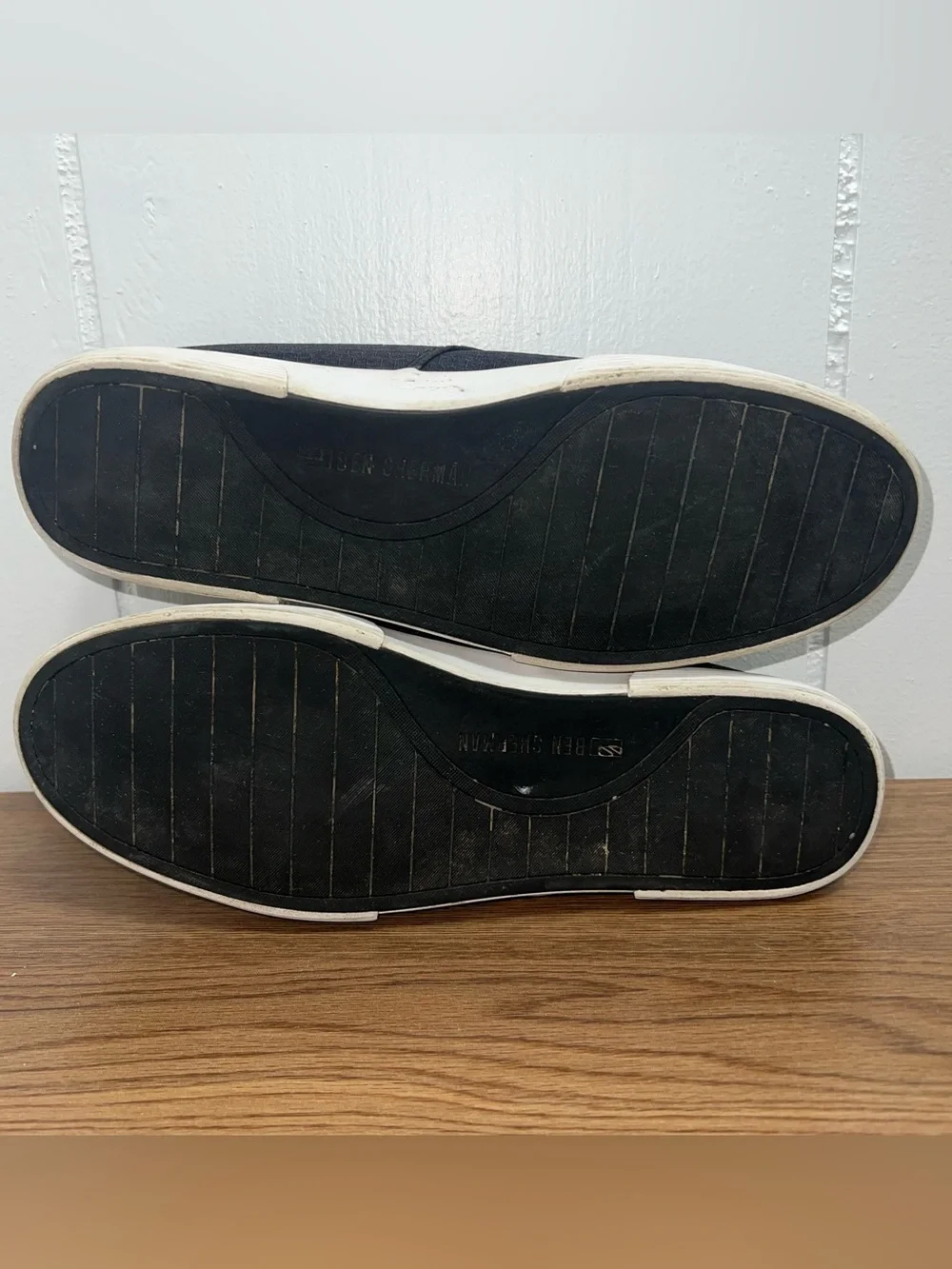 Ben Sherman Men's Chukka Sneakers Size 10.5 Navy Black High Top Casual Shoes